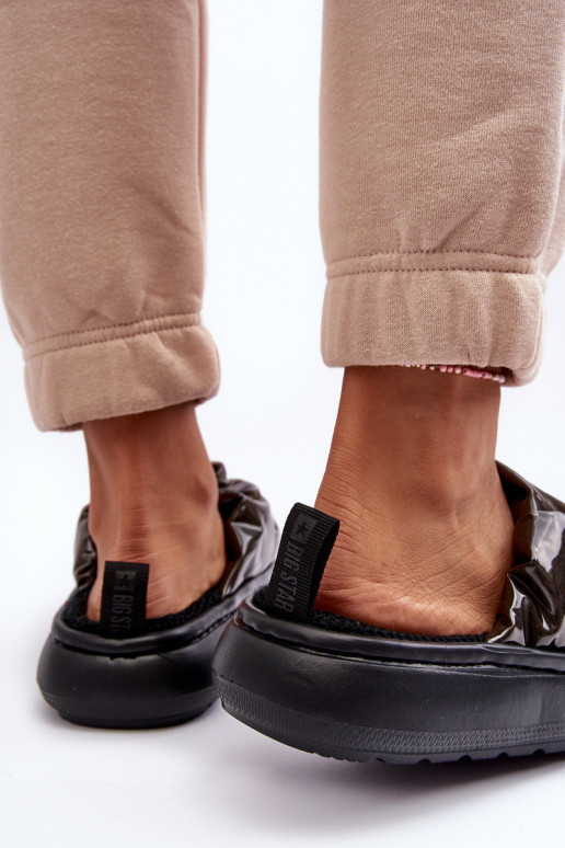 con brillantini Pantofole colore nero Big Star MM274130