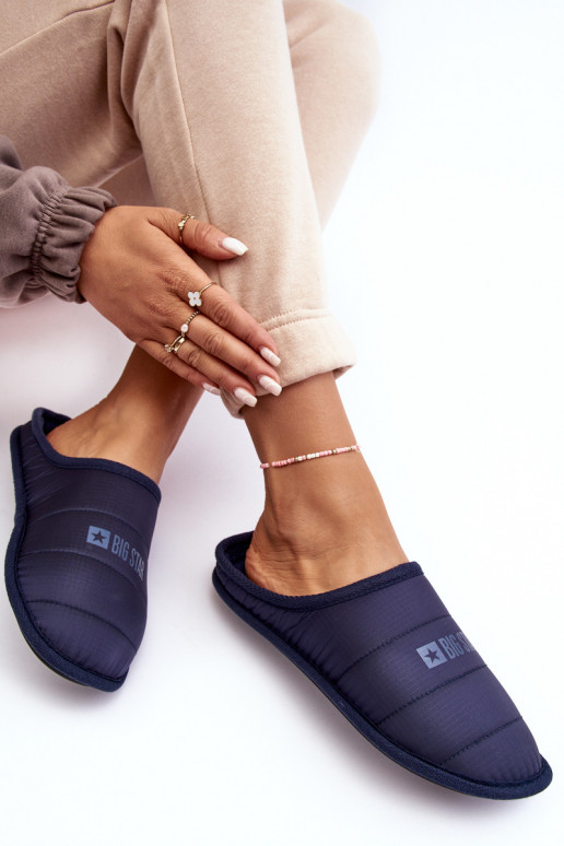 Ciabatte modello classico in colore blu scuro Big Star KK274601 Ciabatte modello classico in colore blu scuro Big Star KK274601