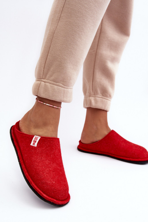 Pantofole modello classico Big Star KK276012 rosse