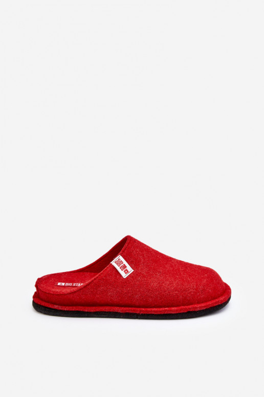 Pantofole modello classico Big Star KK276012 rosse