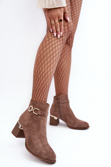 Scarpe in camoscio marrone Nola 2