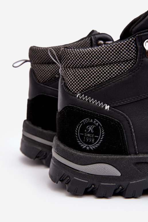 Scarponi da trekking stivali con lacci in colore nero Salomene