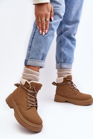 stivali con il caldo colore marrone Lynnvia 2