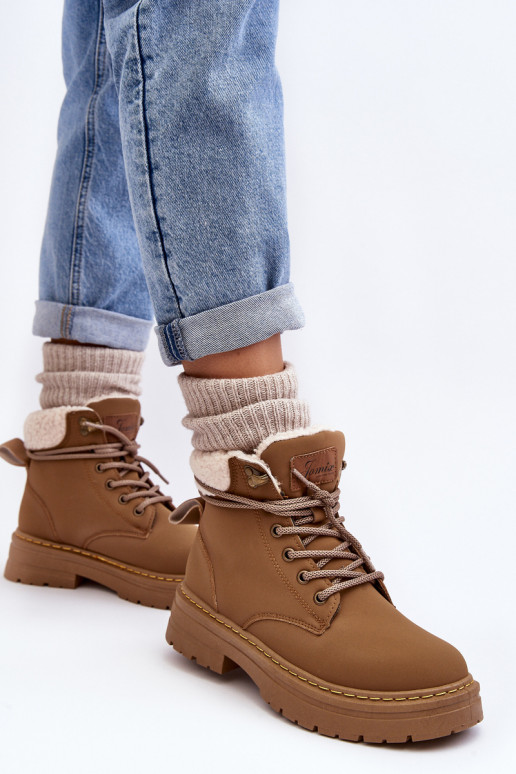 stivali con il caldo colore marrone Lynnvia stivali con il caldo colore marrone Lynnvia