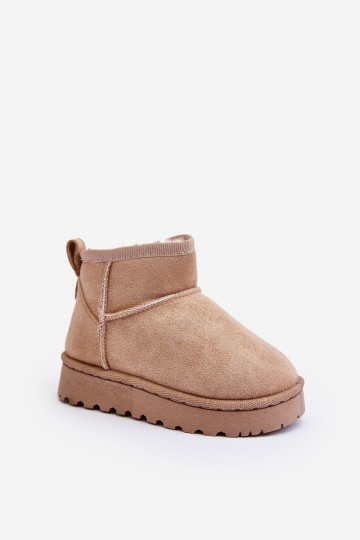 Doposci per bambini Stivali riscaldati beige Nallita