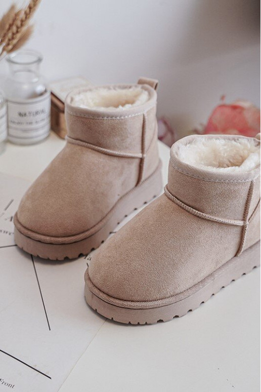 Doposci per bambini Stivali riscaldati beige Nallita