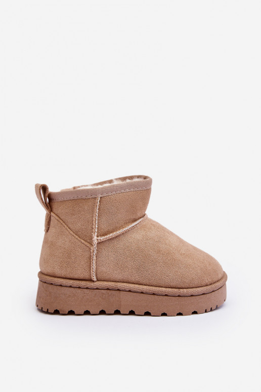 Doposci per bambini Stivali riscaldati beige Nallita