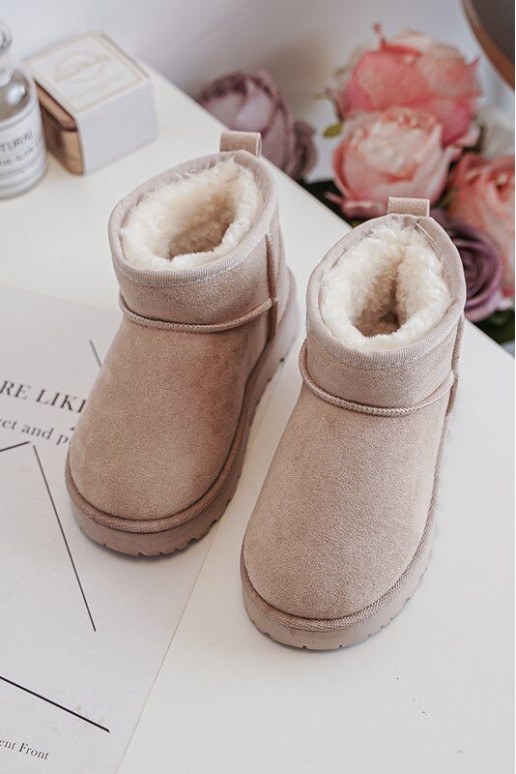 Doposci per bambini Stivali riscaldati beige Nallita