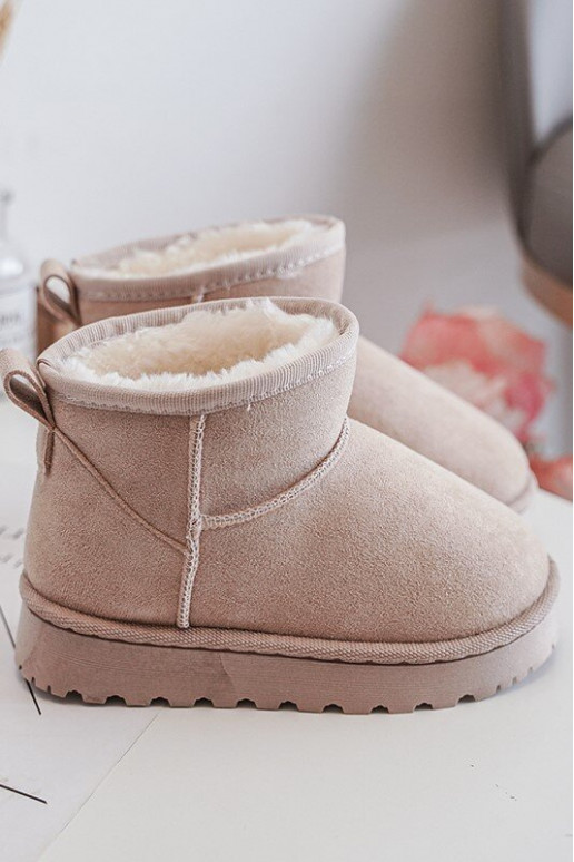 Doposci per bambini Stivali riscaldati beige Nallita