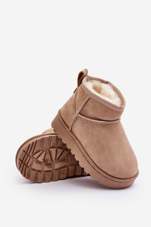 Doposci per bambini Stivali riscaldati beige Nallita