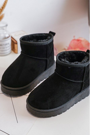 Doposci per bambini Stivali riscaldati in colore nero Nallita 2