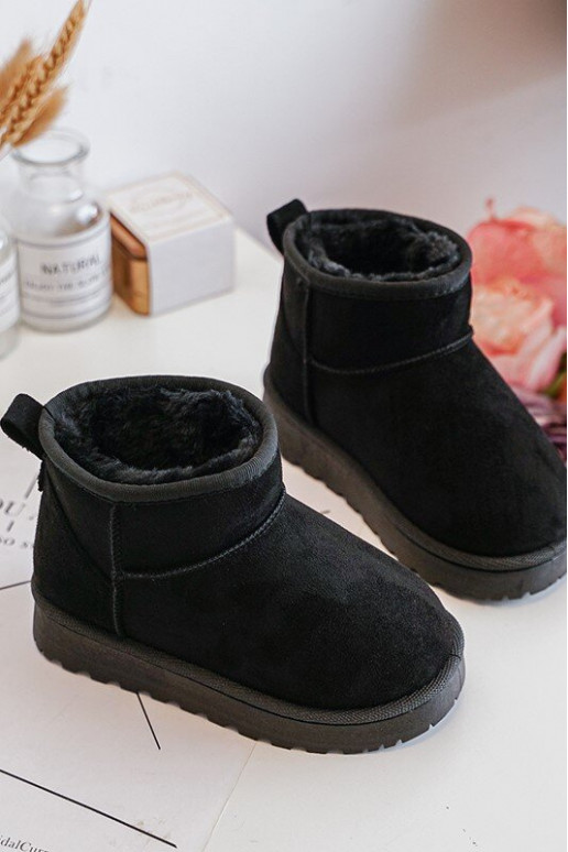 Doposci per bambini Stivali riscaldati in colore nero Nallita Doposci per bambini Stivali riscaldati in colore nero Nallita