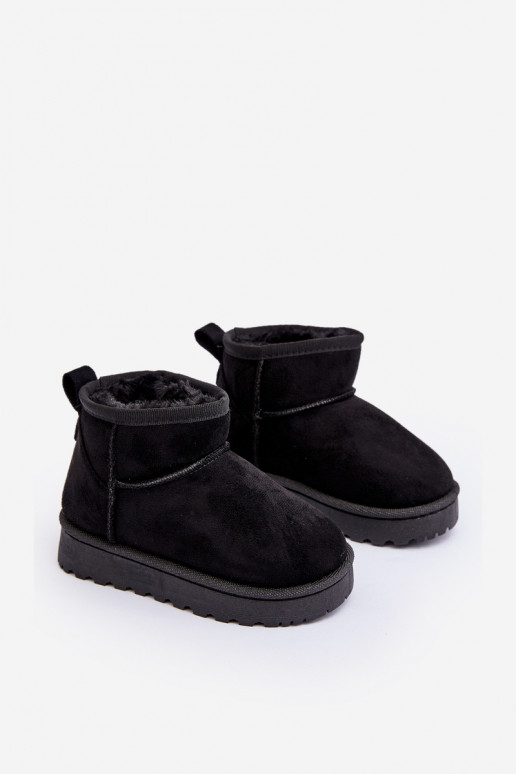 Doposci per bambini Stivali riscaldati in colore nero Nallita Doposci per bambini Stivali riscaldati in colore nero Nallita