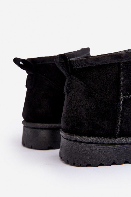 Doposci per bambini Stivali riscaldati in colore nero Nallita Doposci per bambini Stivali riscaldati in colore nero Nallita