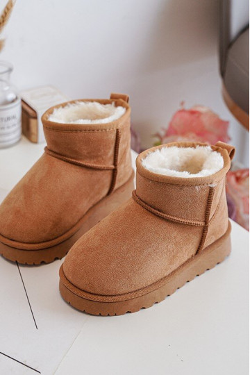 Doposci per bambini Stivali riscaldati marrone Nallita 2