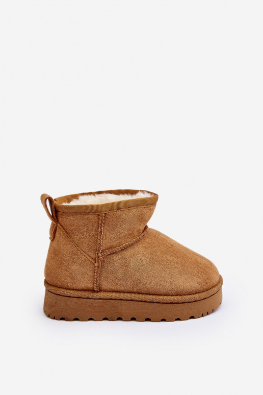 Doposci per bambini Stivali riscaldati marrone Nallita Doposci per bambini Stivali riscaldati marrone Nallita