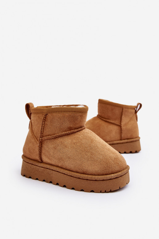 Doposci per bambini Stivali riscaldati marrone Nallita Doposci per bambini Stivali riscaldati marrone Nallita