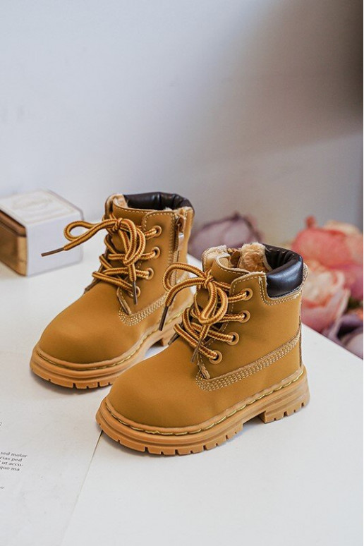 Stivali per bambini con cerniere colore marrone Bansi