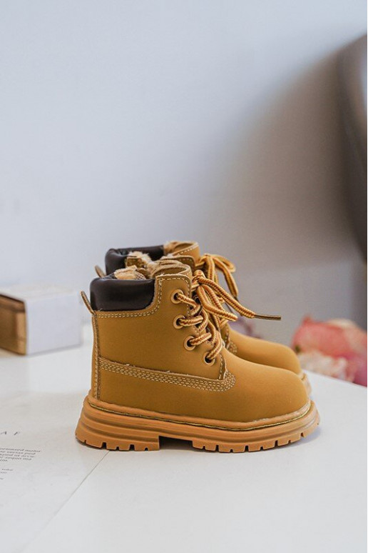 Stivali per bambini con cerniere colore marrone Bansi