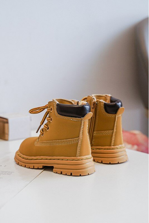 Stivali per bambini con cerniere colore marrone Bansi