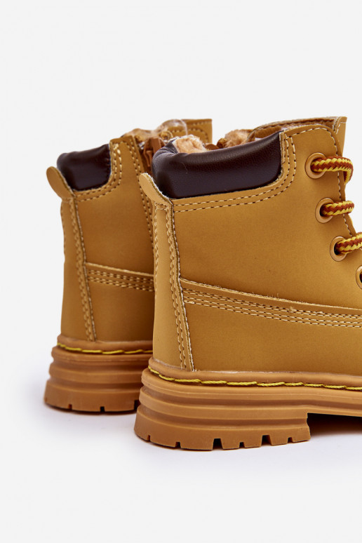 Stivali per bambini con cerniere colore marrone Bansi