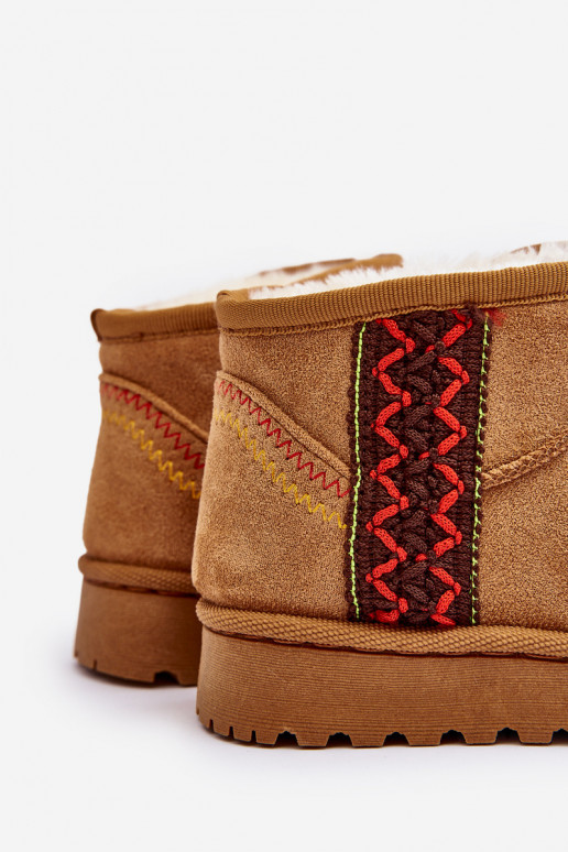 stivali da neve Stivali per bambini colore marrone riscaldato Leonora stivali da neve Stivali per bambini colore marrone riscaldato Leonora