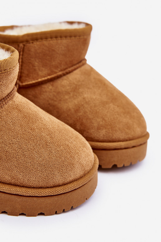 stivali da neve Stivali per bambini colore marrone riscaldato Leonora stivali da neve Stivali per bambini colore marrone riscaldato Leonora