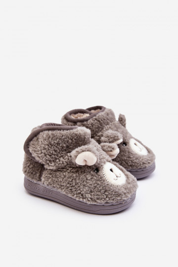 Pantofole per bambini colore grigio Eberra