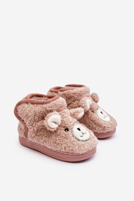 Pantofole per bambini rosa Eberra Pantofole per bambini rosa Eberra