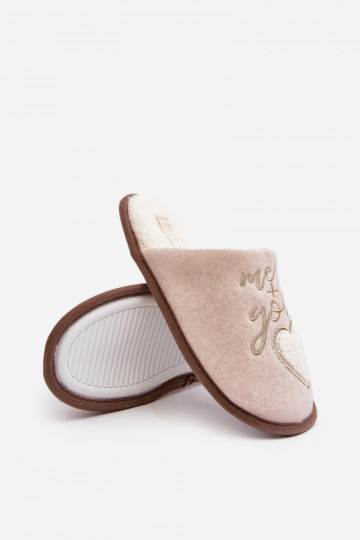 Pantofole modello classico Colore beige caldo Mabira del modello resistente