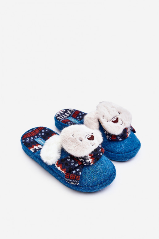Ciabatte per bambini colore blu Dasca