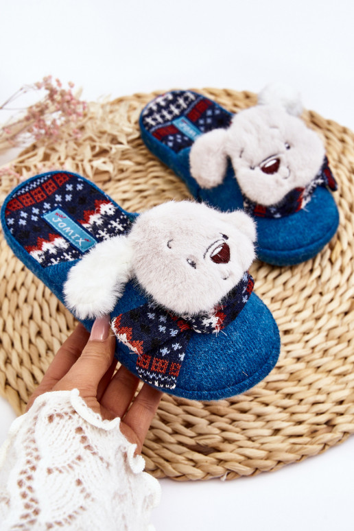 Ciabatte per bambini colore blu Dasca