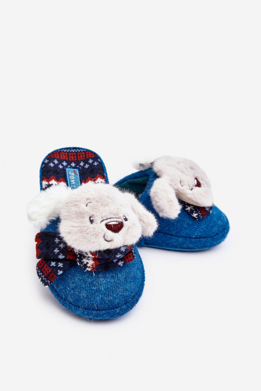 Ciabatte per bambini colore blu Dasca
