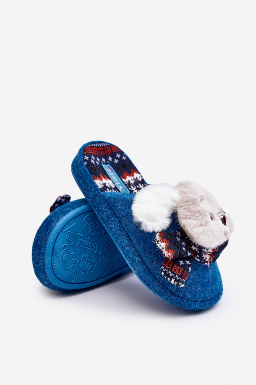 Ciabatte per bambini colore blu Dasca