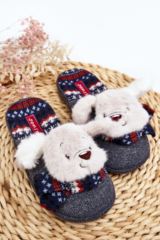 Ciabatte per bambini colore grigio Dasca
