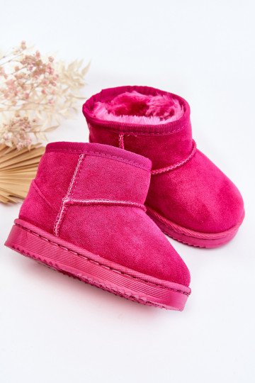 Caldi stivali invernali per bambini nel colore rosa Gooby 2