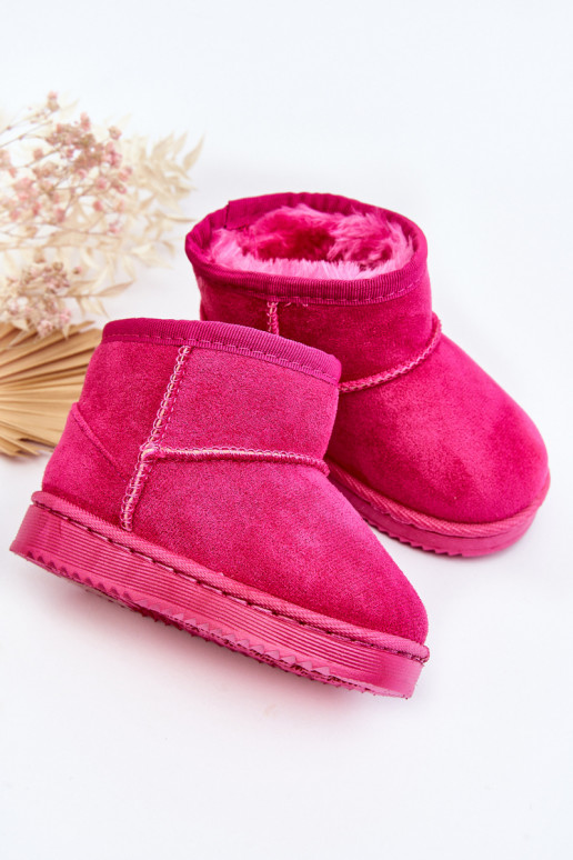 Caldi stivali invernali per bambini nel colore rosa Gooby