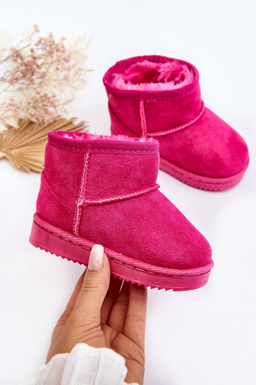 Caldi stivali invernali per bambini nel colore rosa Gooby