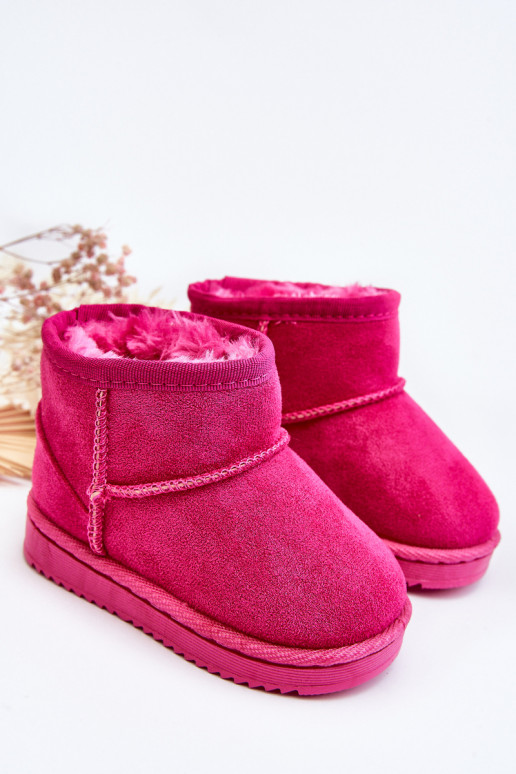 Caldi stivali invernali per bambini nel colore rosa Gooby