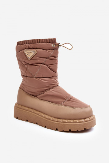 doposci con una suola massiccia Lureta beige