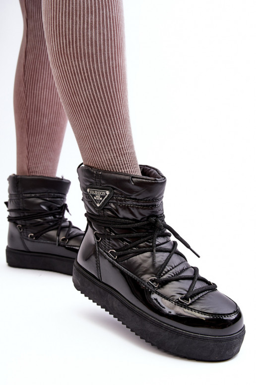 doposci con plateau e dettagli eleganti in Fleure nero