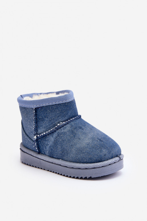 Doposci per bambini Stivali con lucentezza in colore blu Sulinne