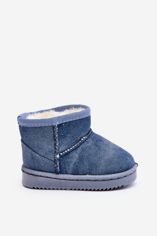 Doposci per bambini Stivali con lucentezza in colore blu Sulinne