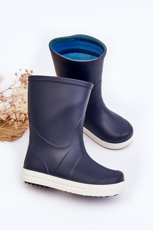 Scarpe in gomma per bambini Wave Gokids 979 blu scuro