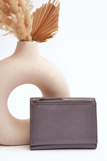 Portafoglio da donna Joanela in eco pelle grigia 2