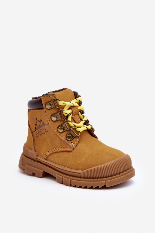 Calde scarpe per bambini stivali colore marrone Walter