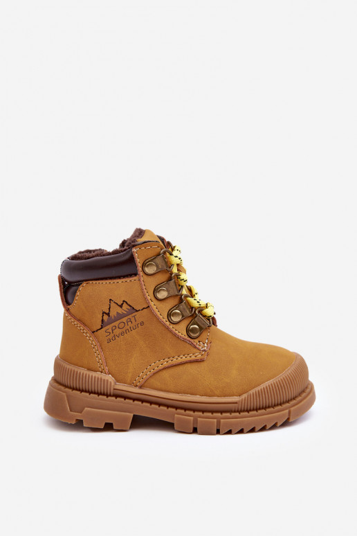 Calde scarpe per bambini stivali colore marrone Walter