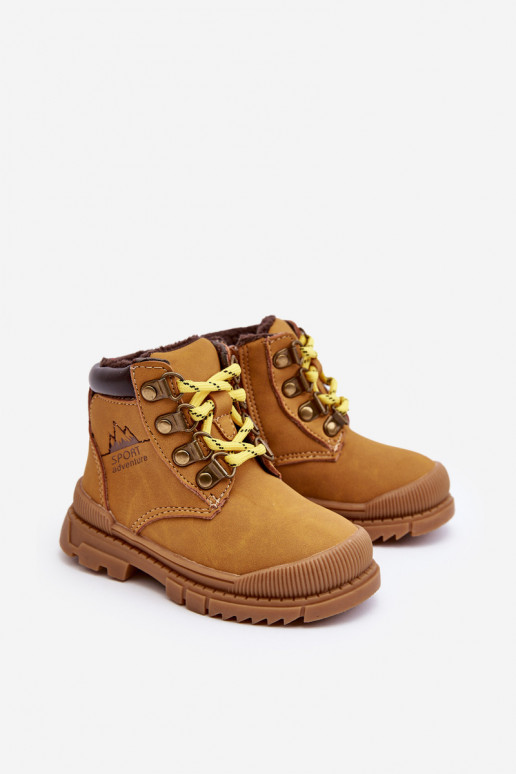 Calde scarpe per bambini stivali colore marrone Walter