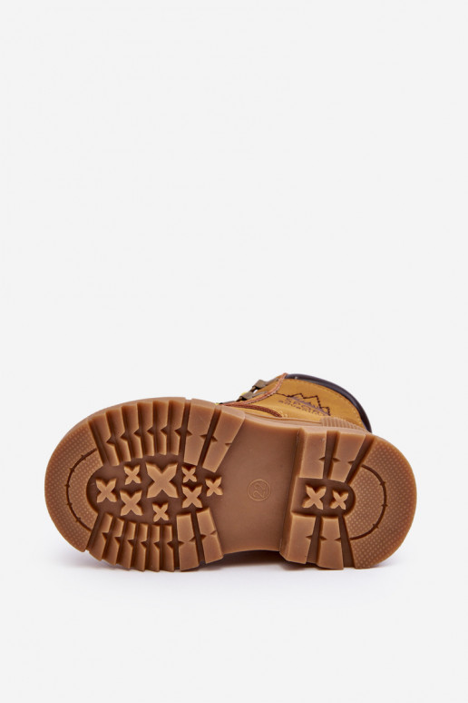 Calde scarpe per bambini stivali colore marrone Walter