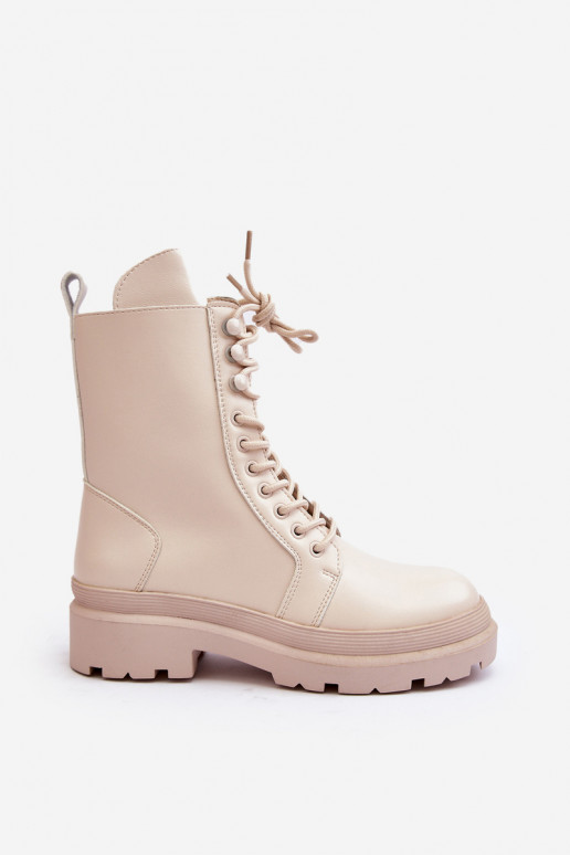 stivali eco pelle colore avorio Irande stivali eco pelle colore avorio Irande